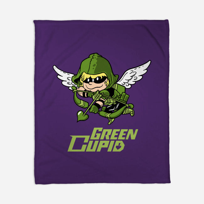 Green Cupid-None-Fleece-Blanket-imisko