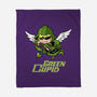 Green Cupid-None-Fleece-Blanket-imisko