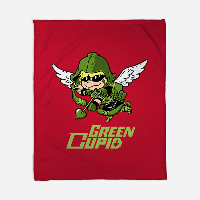 Green Cupid-None-Fleece-Blanket-imisko