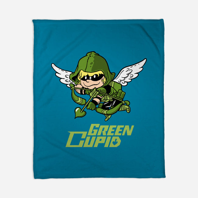 Green Cupid-None-Fleece-Blanket-imisko