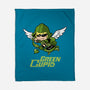 Green Cupid-None-Fleece-Blanket-imisko