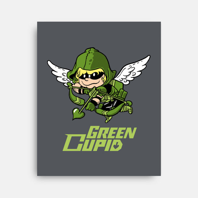 Green Cupid-None-Stretched-Canvas-imisko