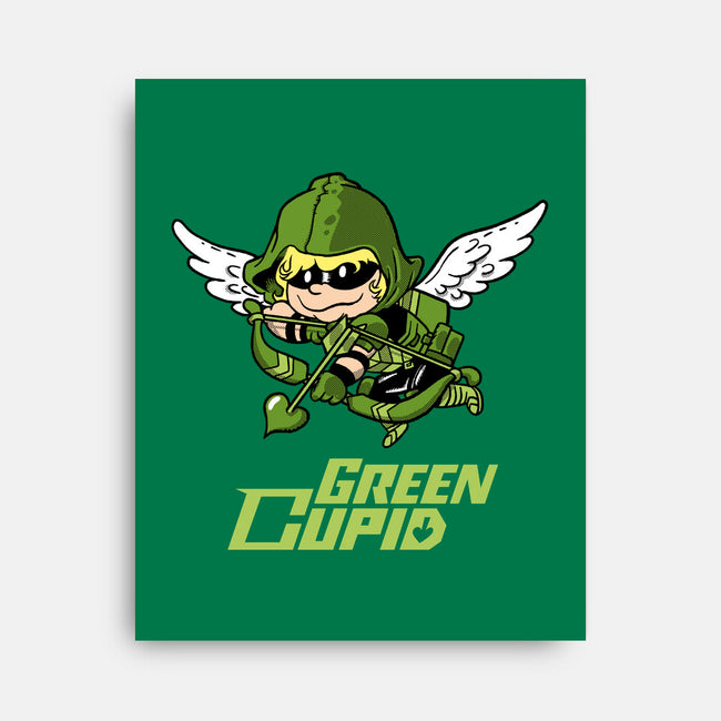 Green Cupid-None-Stretched-Canvas-imisko