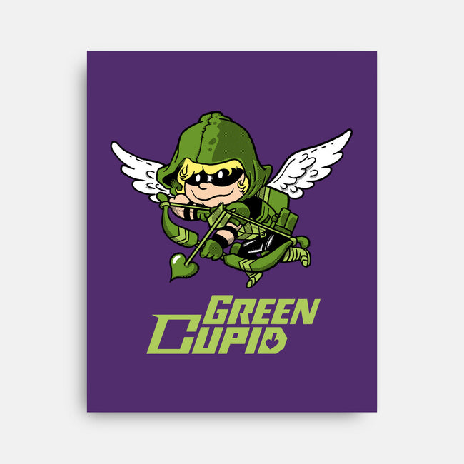 Green Cupid-None-Stretched-Canvas-imisko
