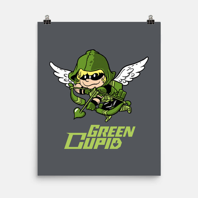 Green Cupid-None-Matte-Poster-imisko