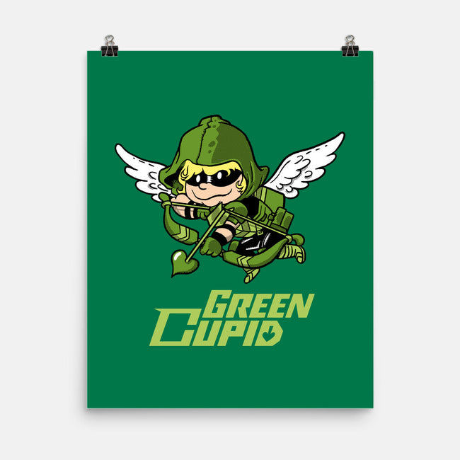 Green Cupid-None-Matte-Poster-imisko