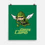 Green Cupid-None-Matte-Poster-imisko