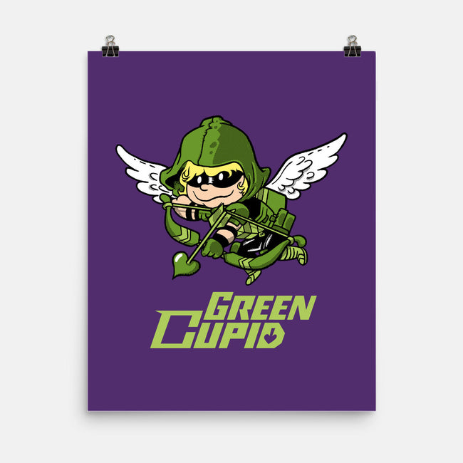 Green Cupid-None-Matte-Poster-imisko