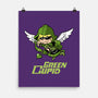 Green Cupid-None-Matte-Poster-imisko