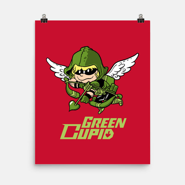 Green Cupid-None-Matte-Poster-imisko