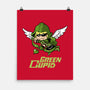 Green Cupid-None-Matte-Poster-imisko