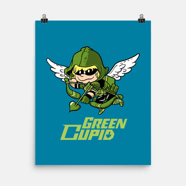 Green Cupid-None-Matte-Poster-imisko