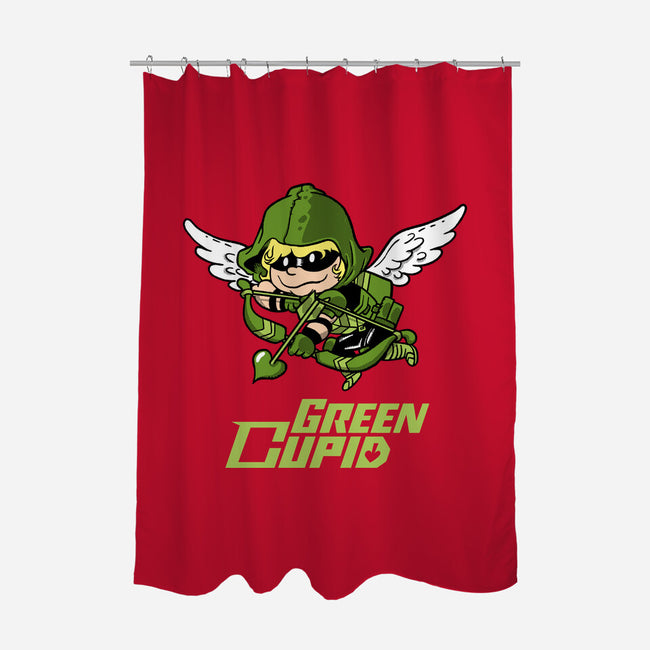 Green Cupid-None-Polyester-Shower Curtain-imisko