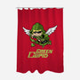 Green Cupid-None-Polyester-Shower Curtain-imisko