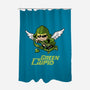 Green Cupid-None-Polyester-Shower Curtain-imisko