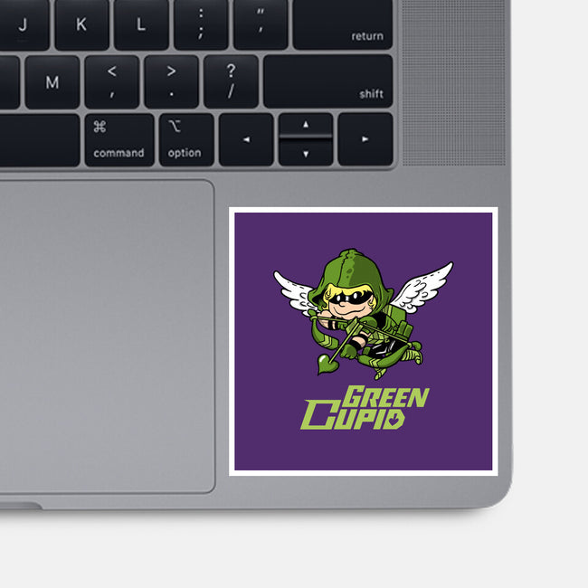 Green Cupid-None-Glossy-Sticker-imisko