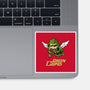 Green Cupid-None-Glossy-Sticker-imisko