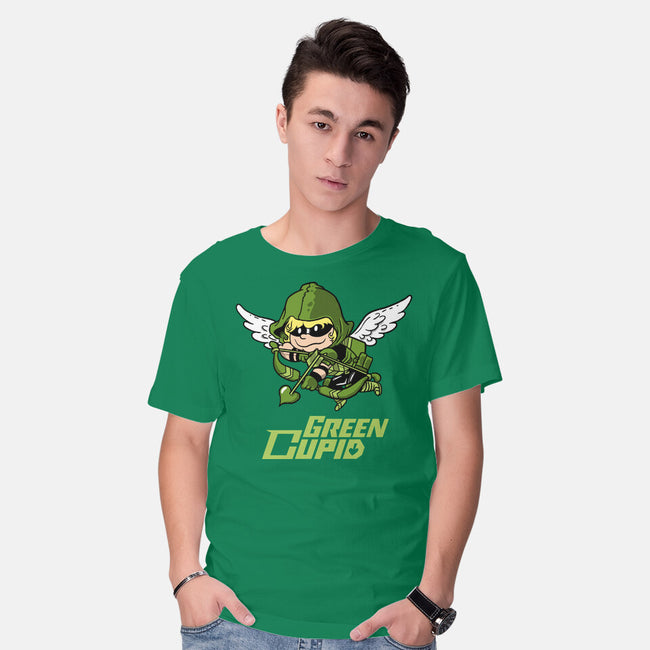 Green Cupid-Mens-Basic-Tee-imisko