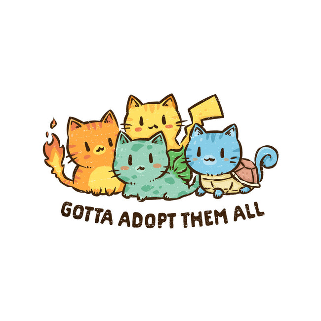 Gotta Adopt Them All-None-Basic Tote-Bag-kg07