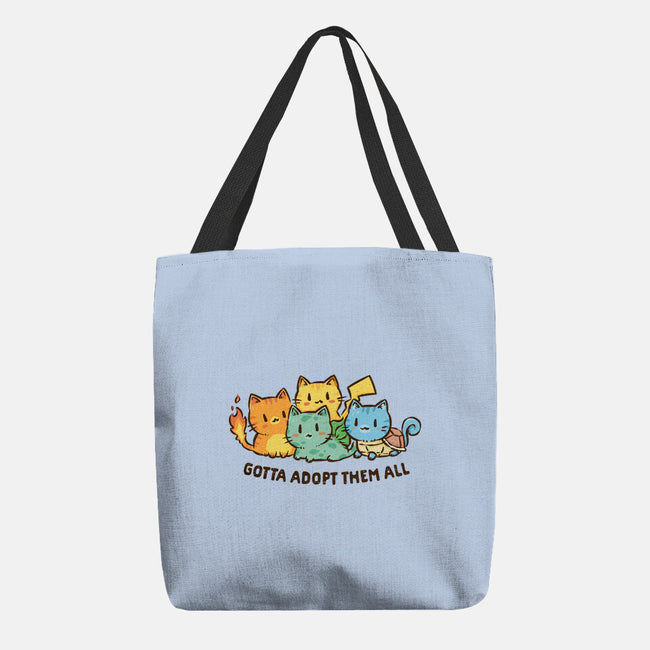 Gotta Adopt Them All-None-Basic Tote-Bag-kg07