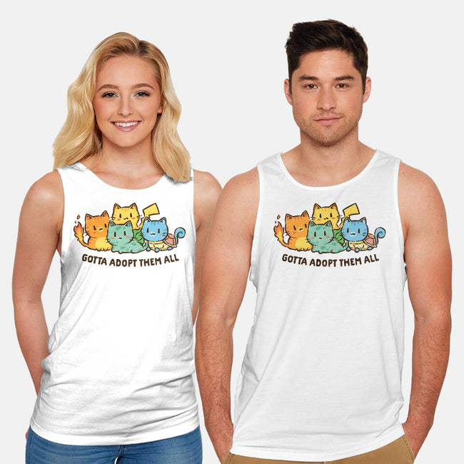 Gotta Adopt Them All-Unisex-Basic-Tank-kg07