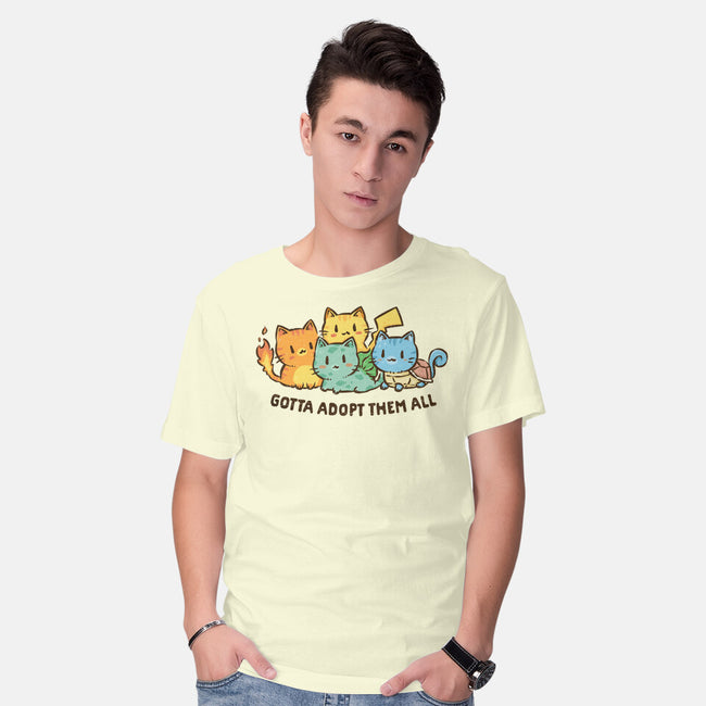 Gotta Adopt Them All-Mens-Basic-Tee-kg07