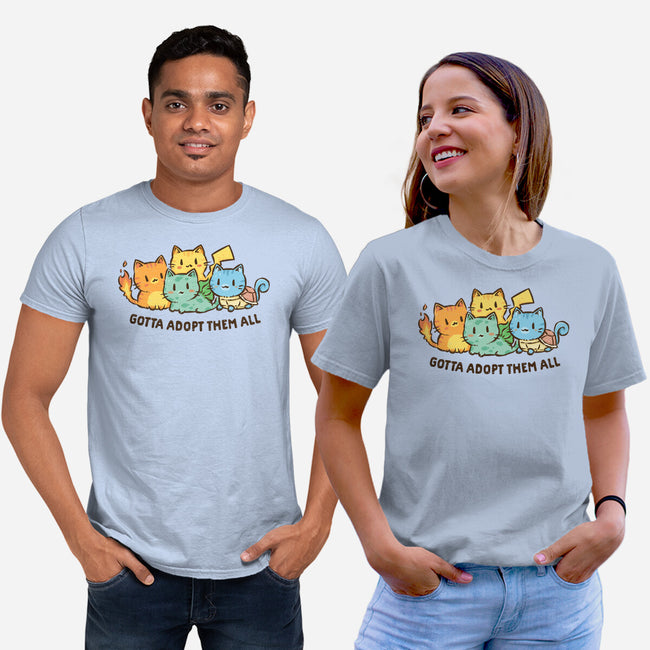 Gotta Adopt Them All-Unisex-Basic-Tee-kg07