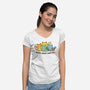 Gotta Adopt Them All-Womens-V-Neck-Tee-kg07