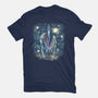 Starry Falcon-Mens-Heavyweight-Tee-zascanauta