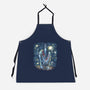 Starry Falcon-Unisex-Kitchen-Apron-zascanauta