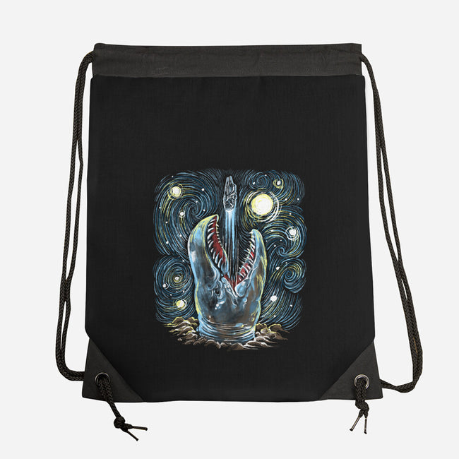 Starry Falcon-None-Drawstring-Bag-zascanauta
