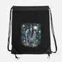 Starry Falcon-None-Drawstring-Bag-zascanauta