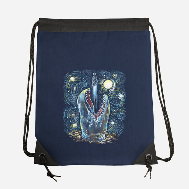 Starry Falcon-None-Drawstring-Bag-zascanauta