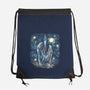 Starry Falcon-None-Drawstring-Bag-zascanauta