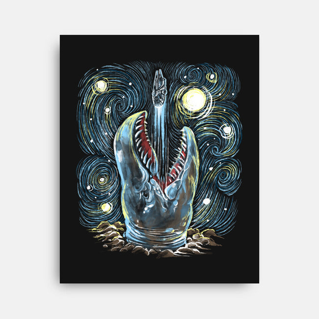 Starry Falcon-None-Stretched-Canvas-zascanauta