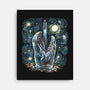 Starry Falcon-None-Stretched-Canvas-zascanauta