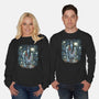 Starry Falcon-Unisex-Crew Neck-Sweatshirt-zascanauta