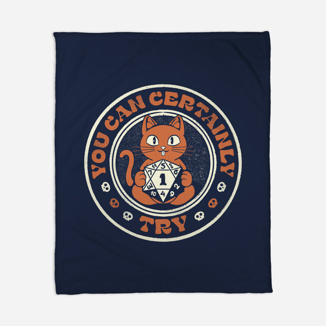 You Can Certainly Try RPG Cat-None-Fleece-Blanket-tobefonseca
