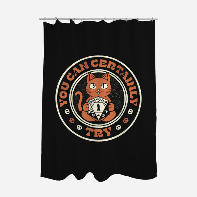 You Can Certainly Try RPG Cat-None-Polyester-Shower Curtain-tobefonseca