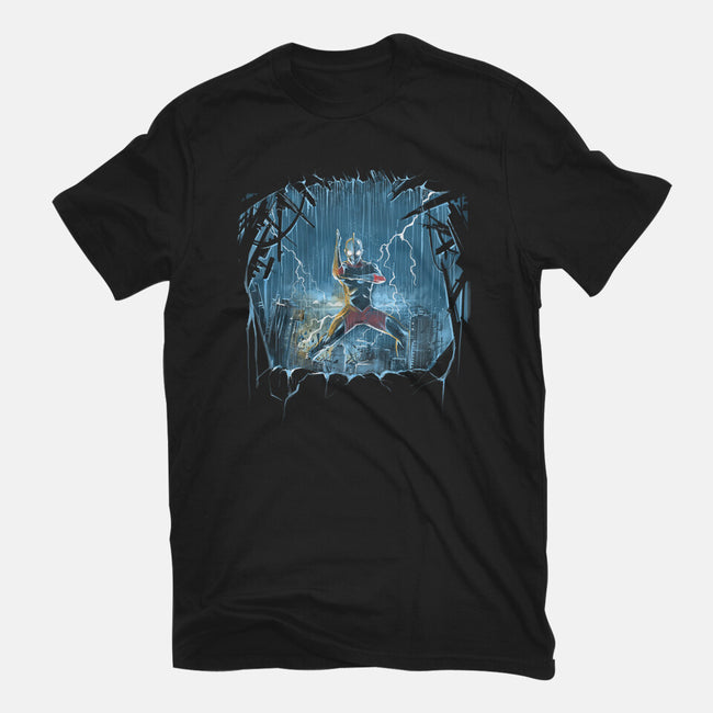 Protector Of The City-Womens-Fitted-Tee-zascanauta