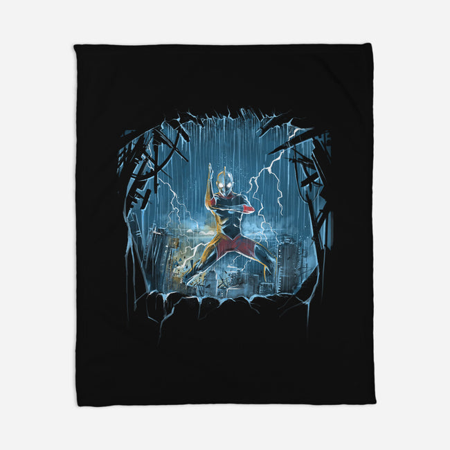 Protector Of The City-None-Fleece-Blanket-zascanauta