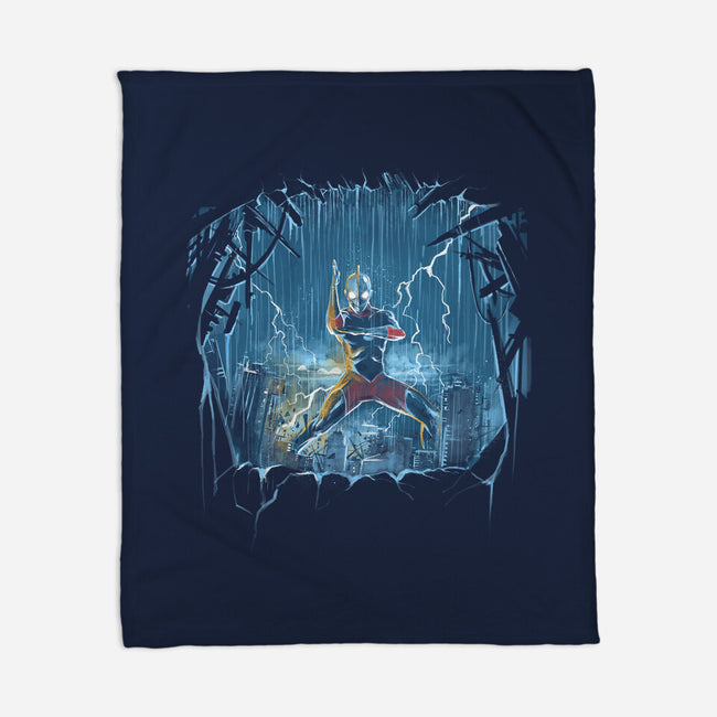 Protector Of The City-None-Fleece-Blanket-zascanauta