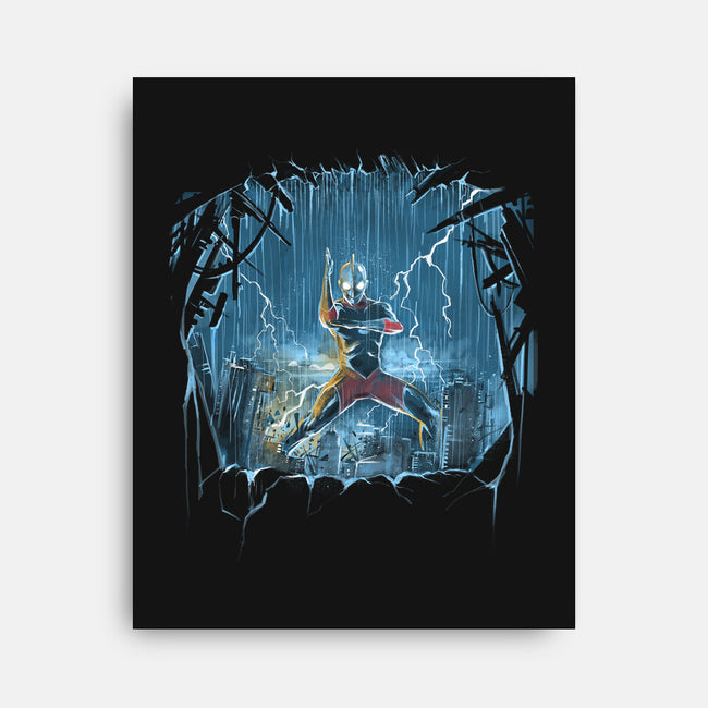 Protector Of The City-None-Stretched-Canvas-zascanauta