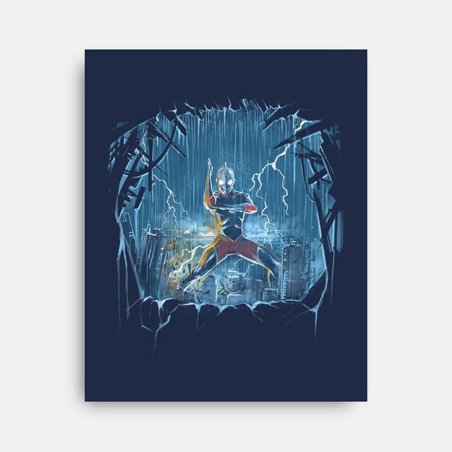 Protector Of The City-None-Stretched-Canvas-zascanauta