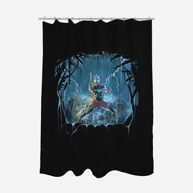 Protector Of The City-None-Polyester-Shower Curtain-zascanauta