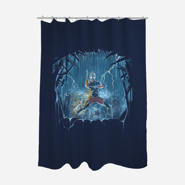 Protector Of The City-None-Polyester-Shower Curtain-zascanauta