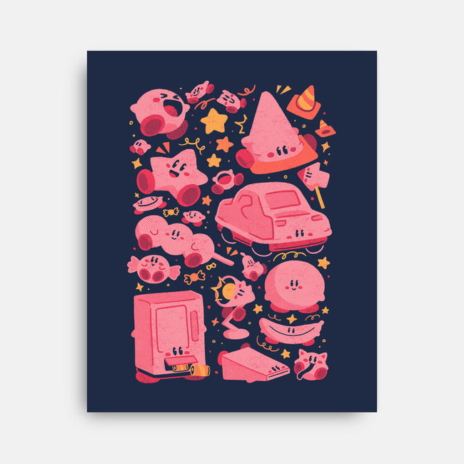 Pink Overload-None-Stretched-Canvas-Arigatees