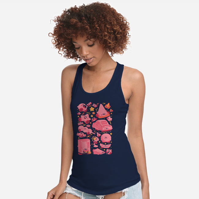 Pink Overload-Womens-Racerback-Tank-Arigatees