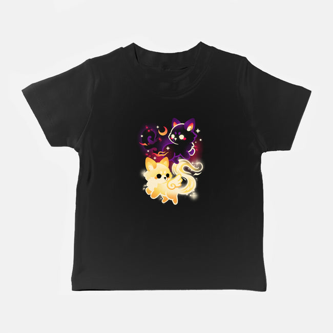 Night And Day Foxes-Baby-Basic-Tee-NemiMakeit