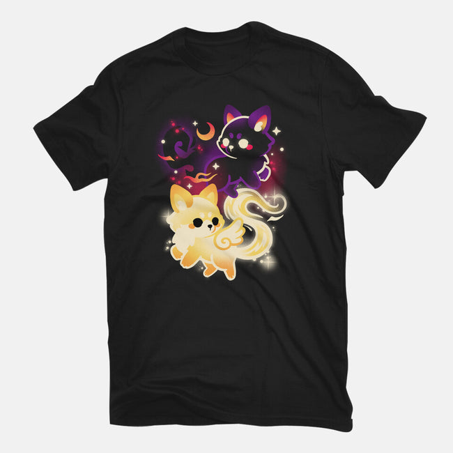 Night And Day Foxes-Mens-Premium-Tee-NemiMakeit
